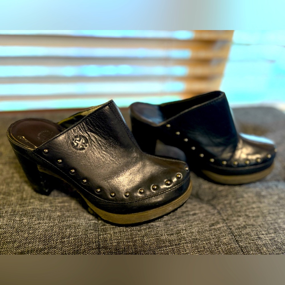 Doc Martin studded platform heels